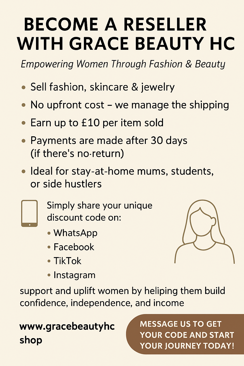 Why Grace Beauty HC  Reseller Program Is Better Than Dropshipping