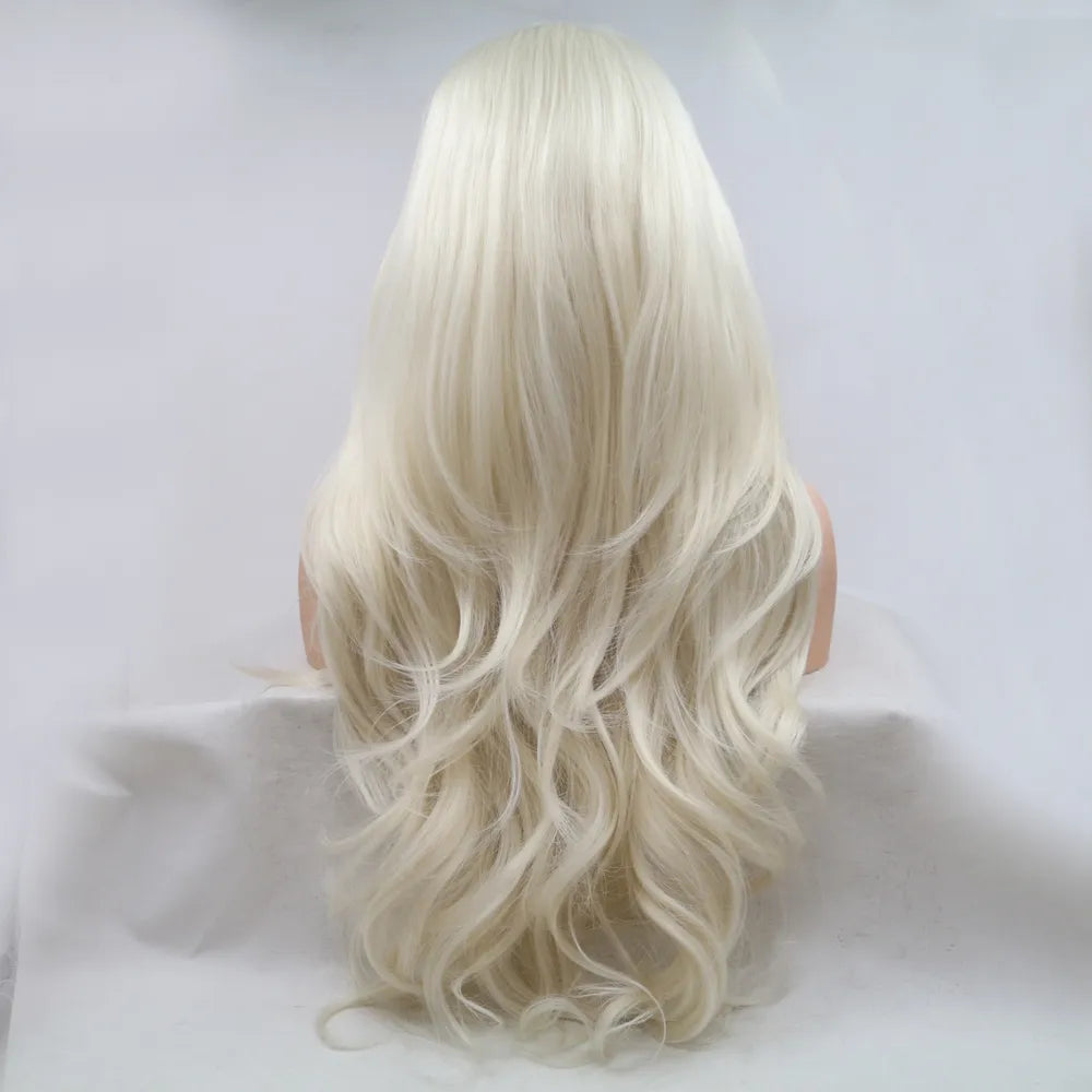 13*3" Lace Front Wigs Synthetic Long Wavy 24" 130% Density - LODIMAE FASHION