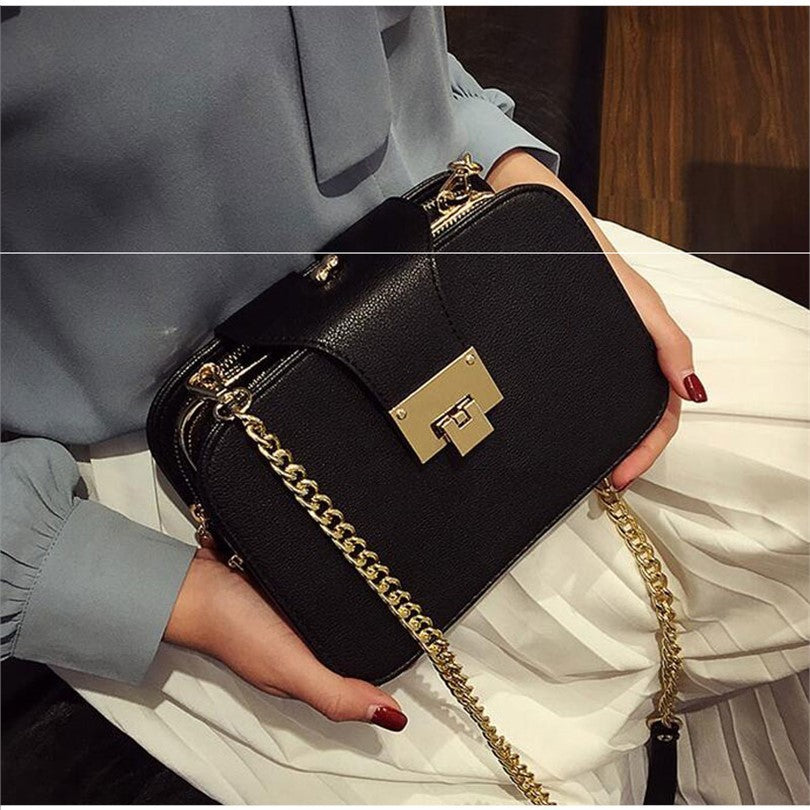 Handbags Clutch Bag Ladies Messenger Bags With Metal Buckle - LODIMAE FASHION