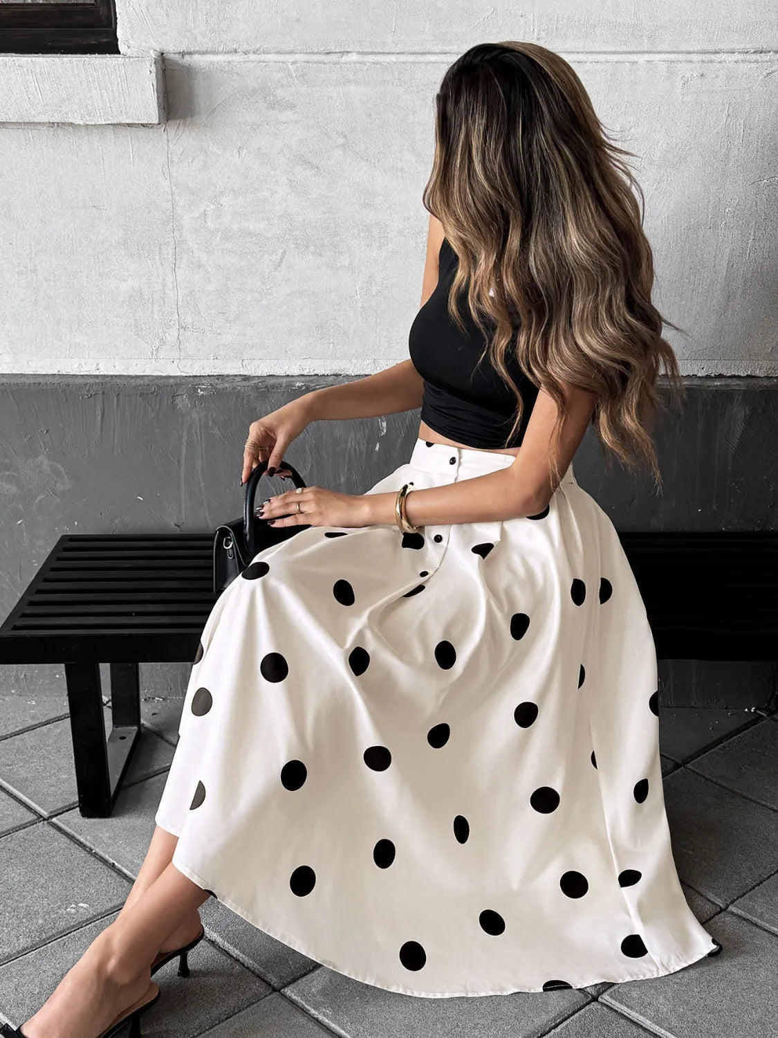 Polka Dot Skirt - LODIMAE FASHION