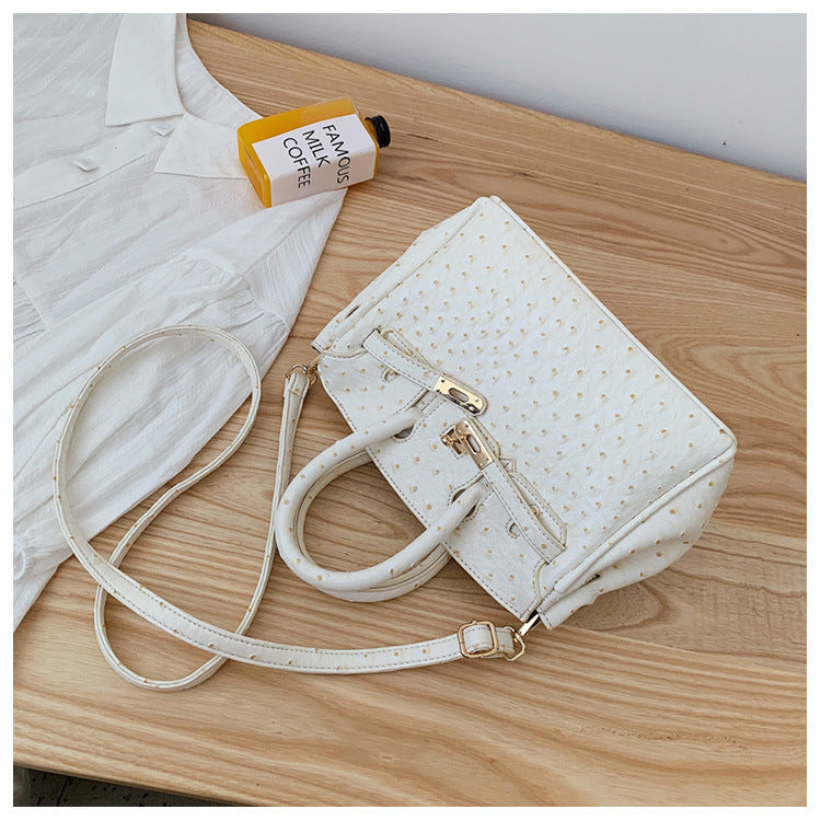 Ostrich pattern handbag - LODIMAE FASHION