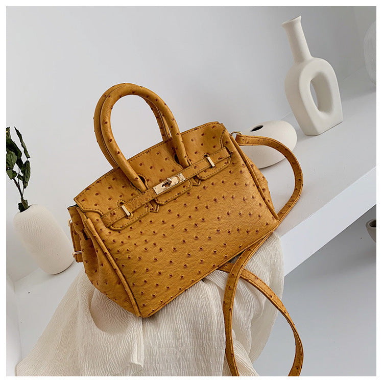 Ostrich pattern handbag - LODIMAE FASHION