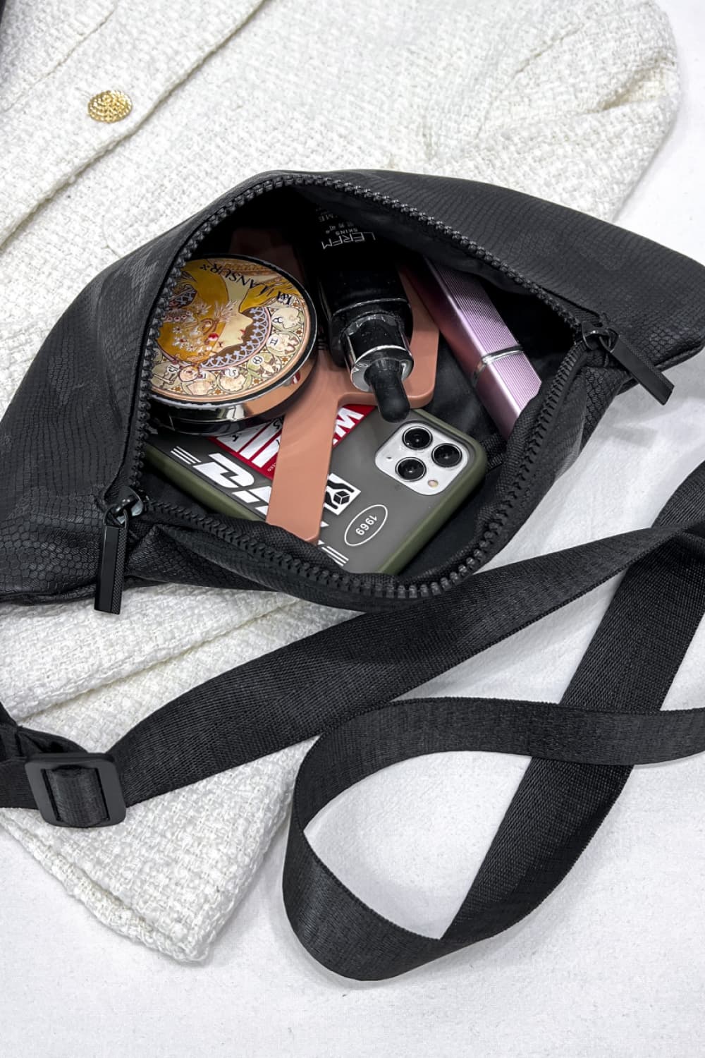 Medium Nylon Sling Bag – Durable Crossbody Shoulder Bag - LODIMAE FASHION