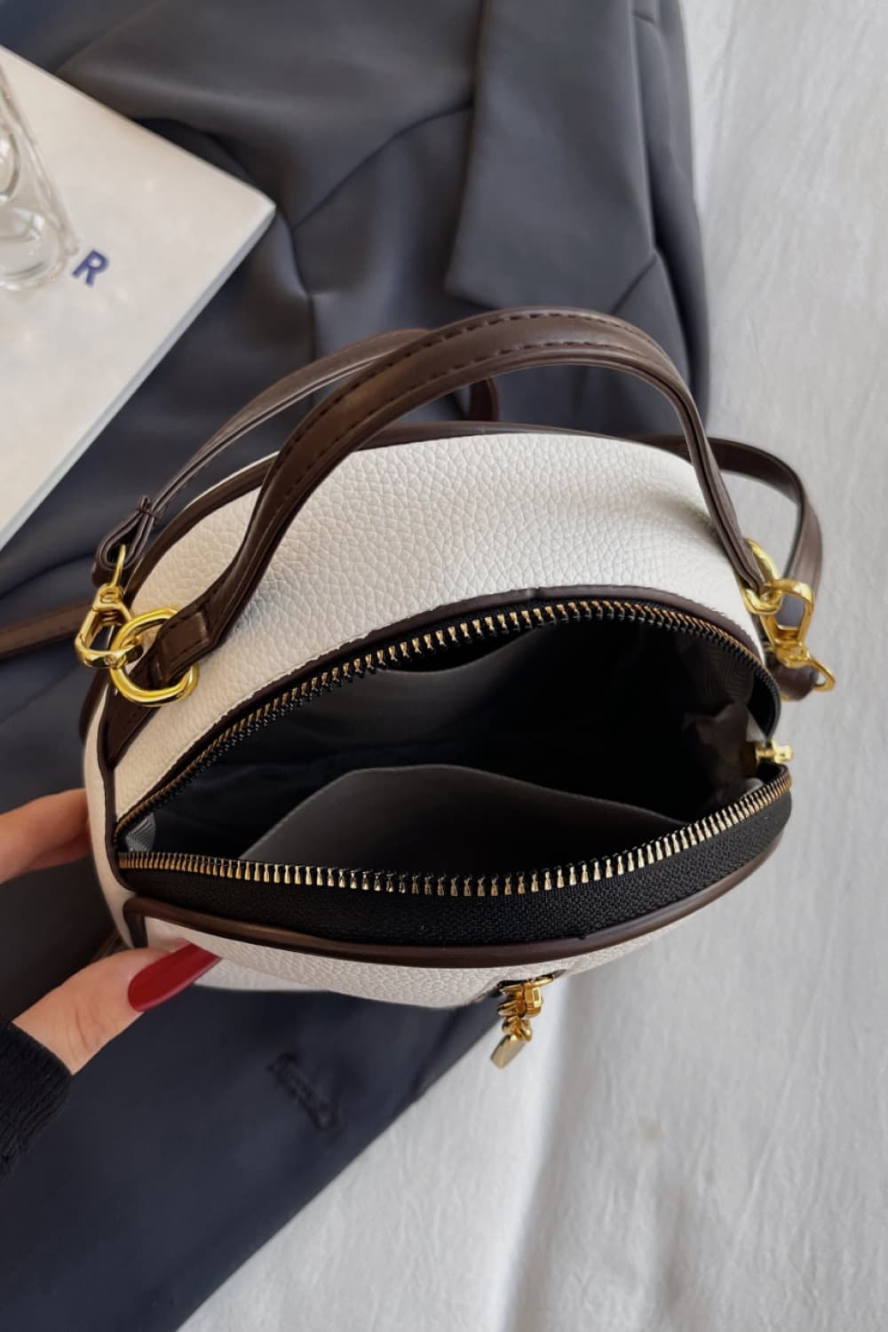 Vegan PU Leather Handbag Mini Shoulder Bag - LODIMAE FASHION