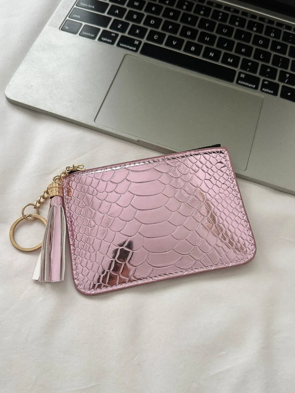 PU Leather Tassel Trim Card Case – Chic Wallet for Cards & Cash - LODIMAE FASHION