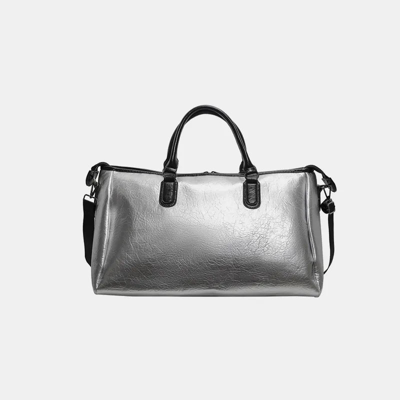 PU Leather Travel Duffel Bag – Oversized Weekender - LODIMAE FASHION