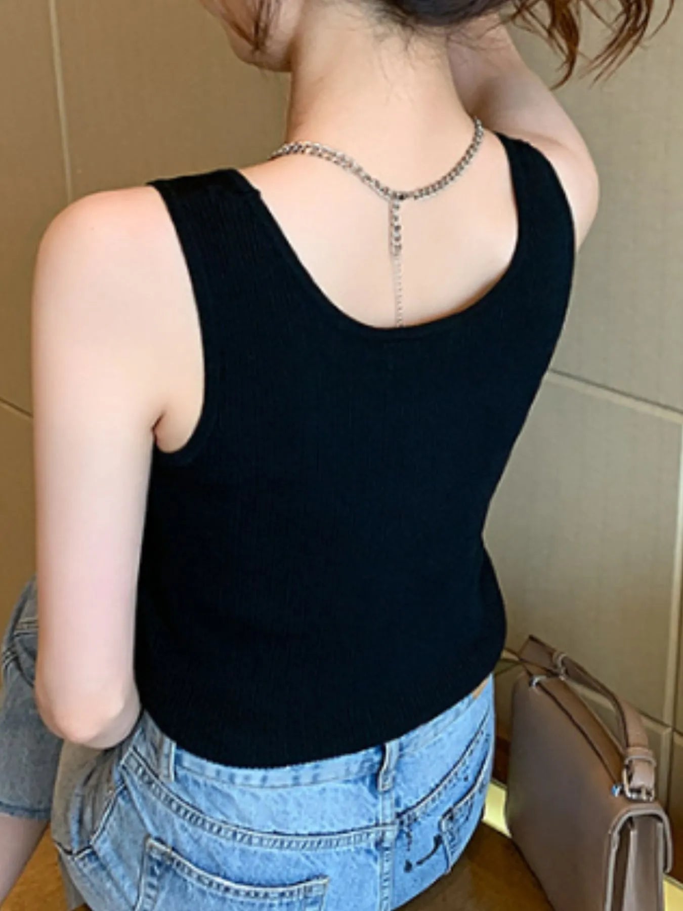 Plus Size Ribbed Scoop Neck Tank - LODIMAE FASHION