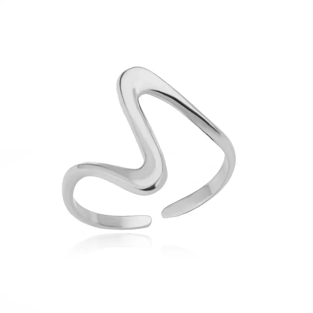 Stainless Steel Rings for Women Waterproof Open Gold Color Ring Wedding Couple Band Jewelry Gifts Free Shipping Items anillos - LODIMAE FASHION