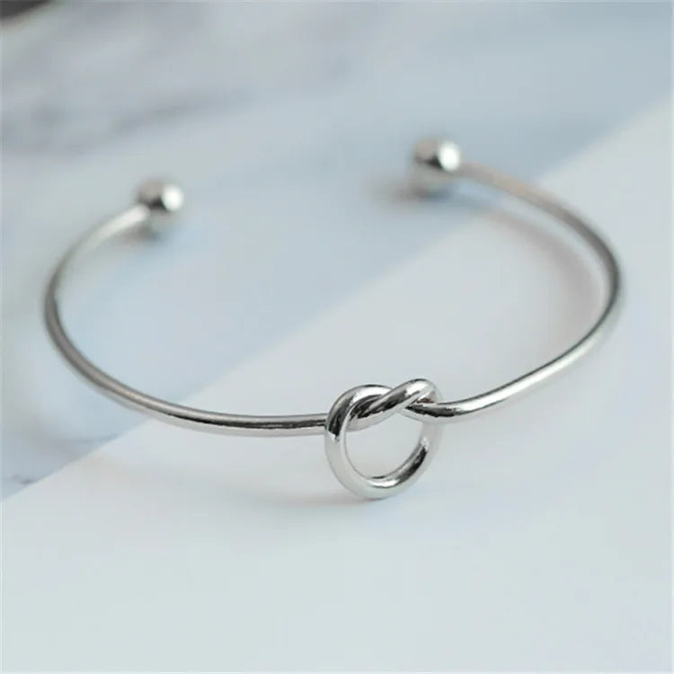 Stainless Steel Bracelets Vintage Men's Fashion Woven Twist Texture Bangles for Women Jewelry Statement Streetwear Goth Gifts - LODIMAE FASHION