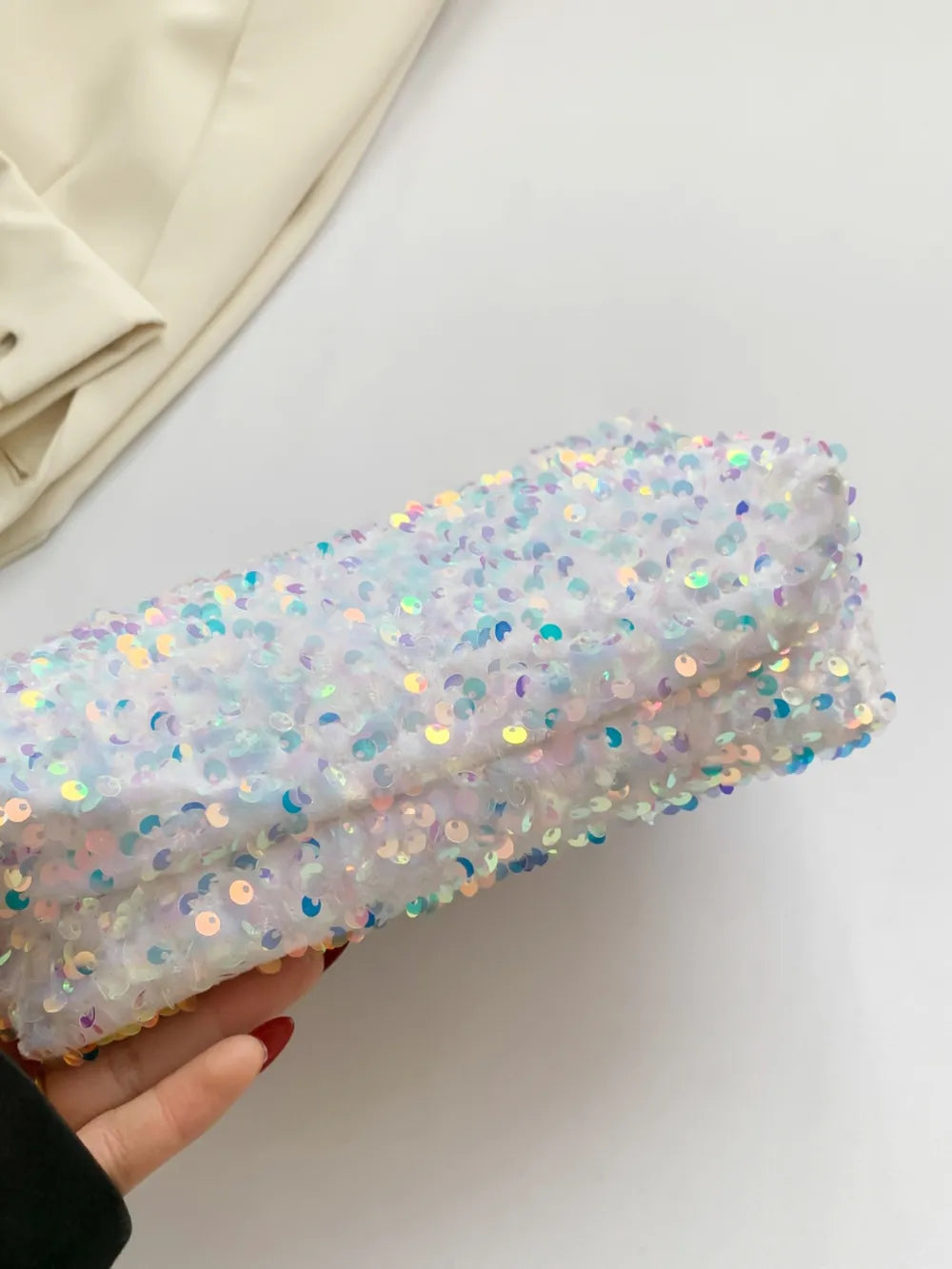 Sequin Clutch with Zipper - LODIMAE FASHION