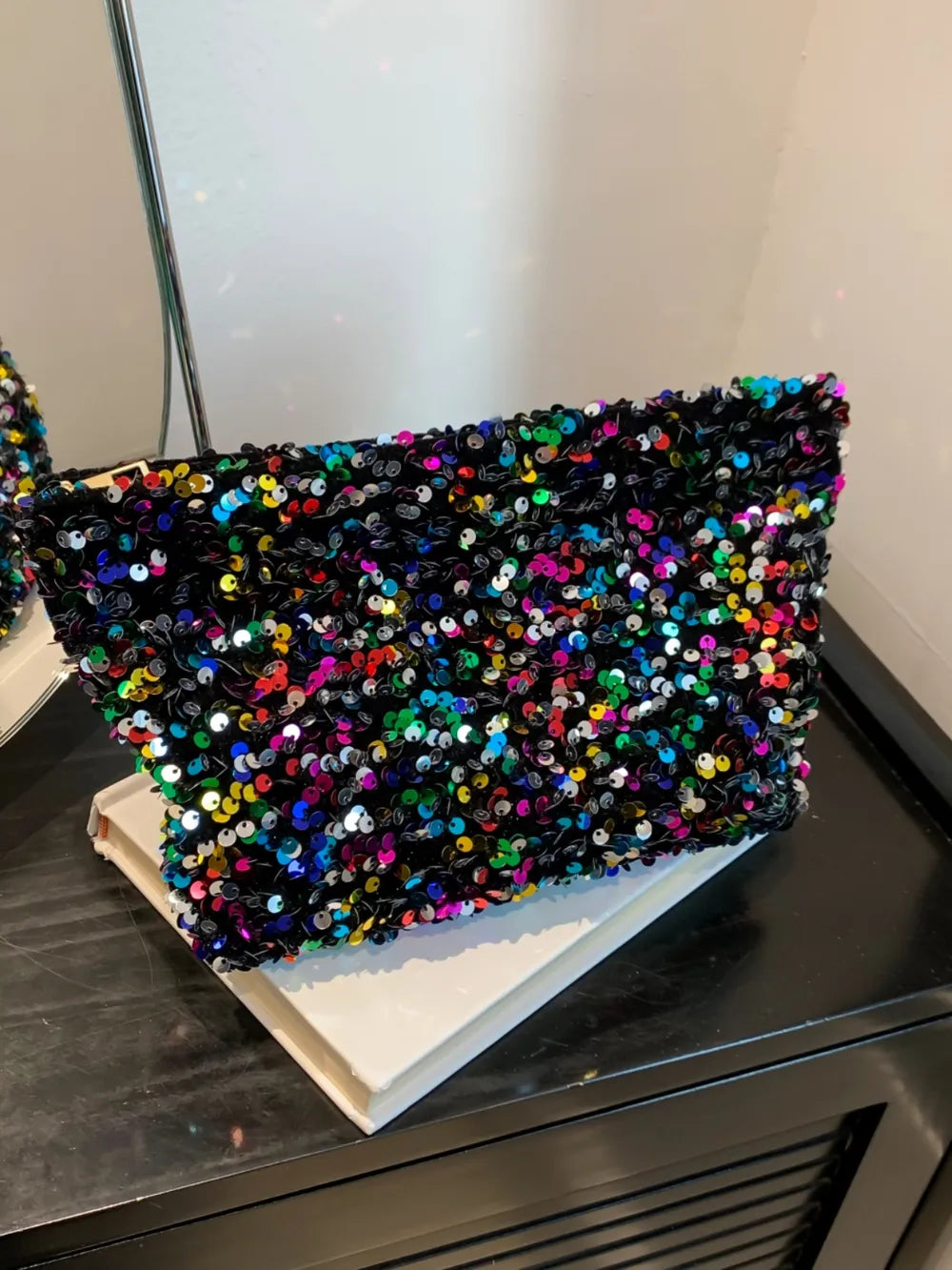 Sequin Clutch with Zipper - LODIMAE FASHION