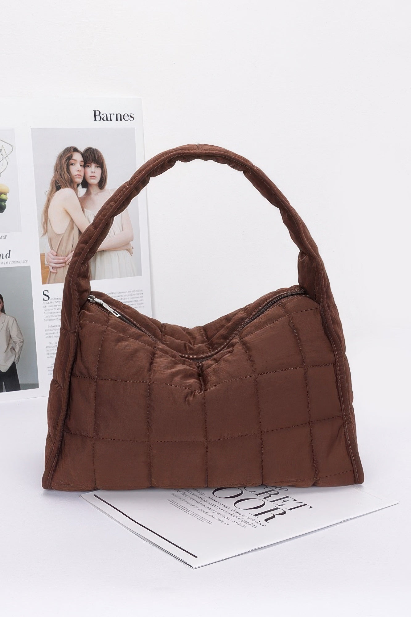 Quilted Nylon Shoulder Bag - LODIMAE FASHION