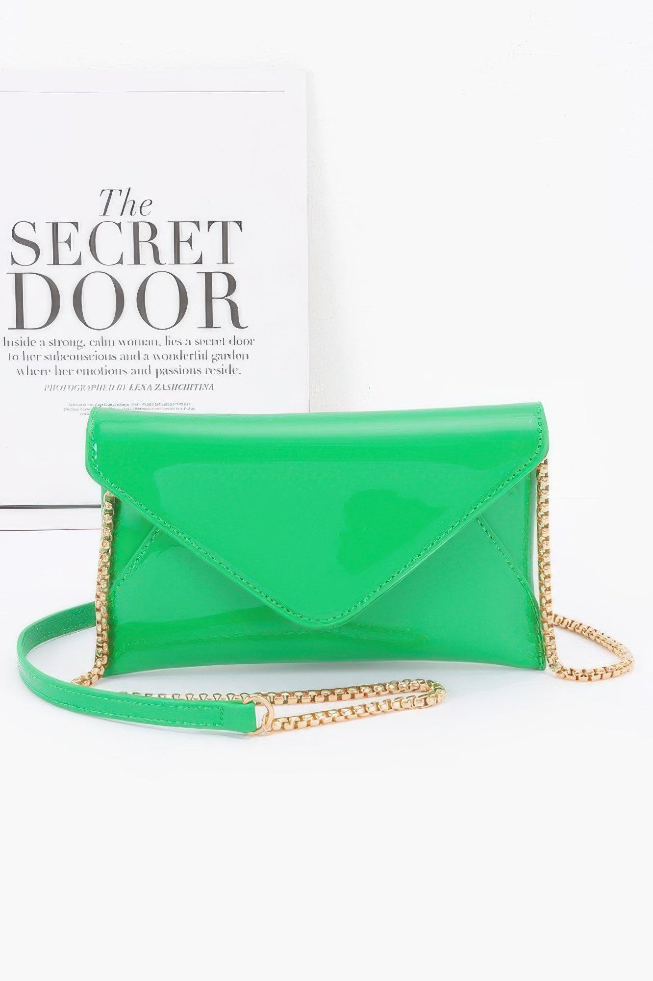 Enamel Envelope Clutch - LODIMAE FASHION