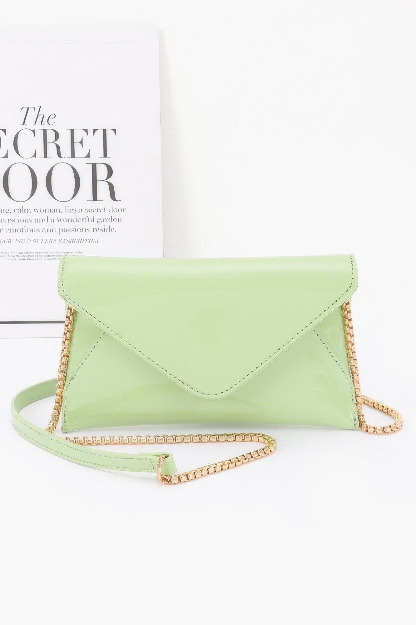 Enamel Envelope Clutch - LODIMAE FASHION
