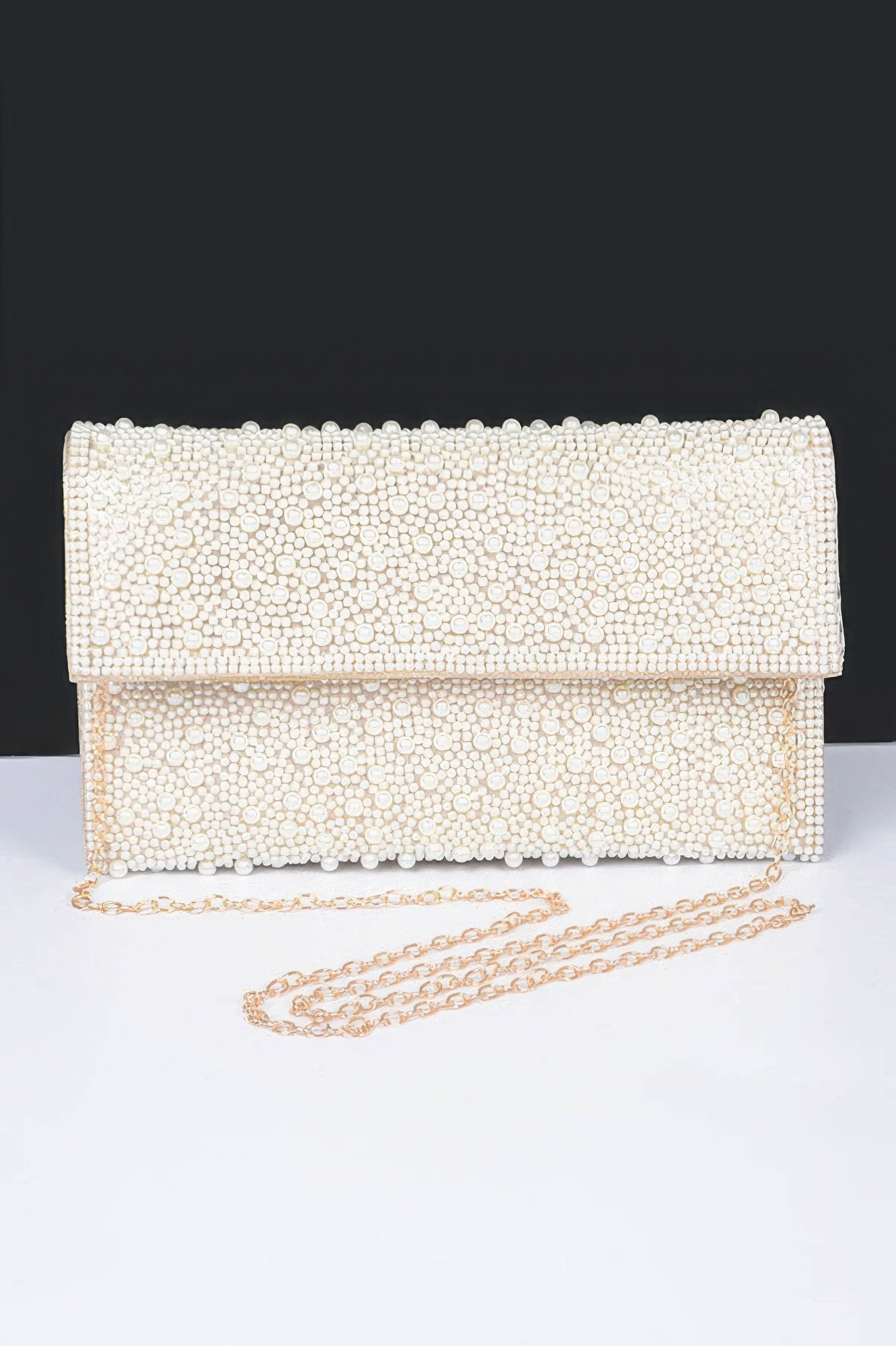 Faux Pearl Party Clutch - LODIMAE FASHION