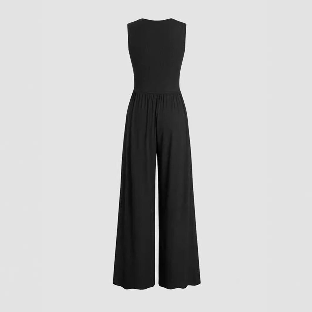 Wide-Leg Women's Jumpsuit – Effortless Chic - LODIMAE FASHION