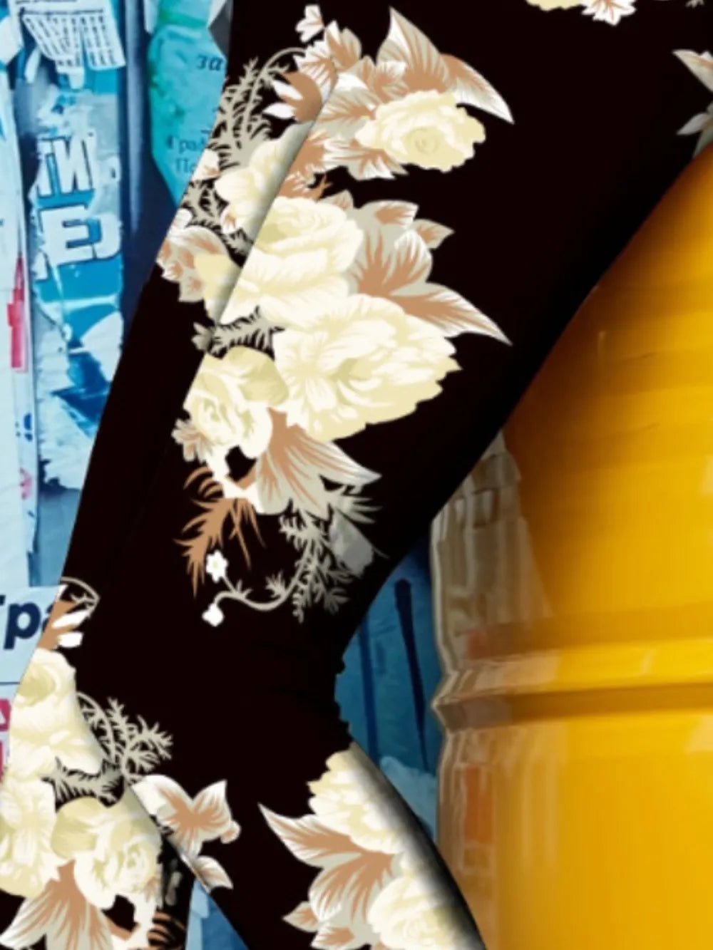 Printed High Waist Skinny Leggings - LODIMAE FASHION