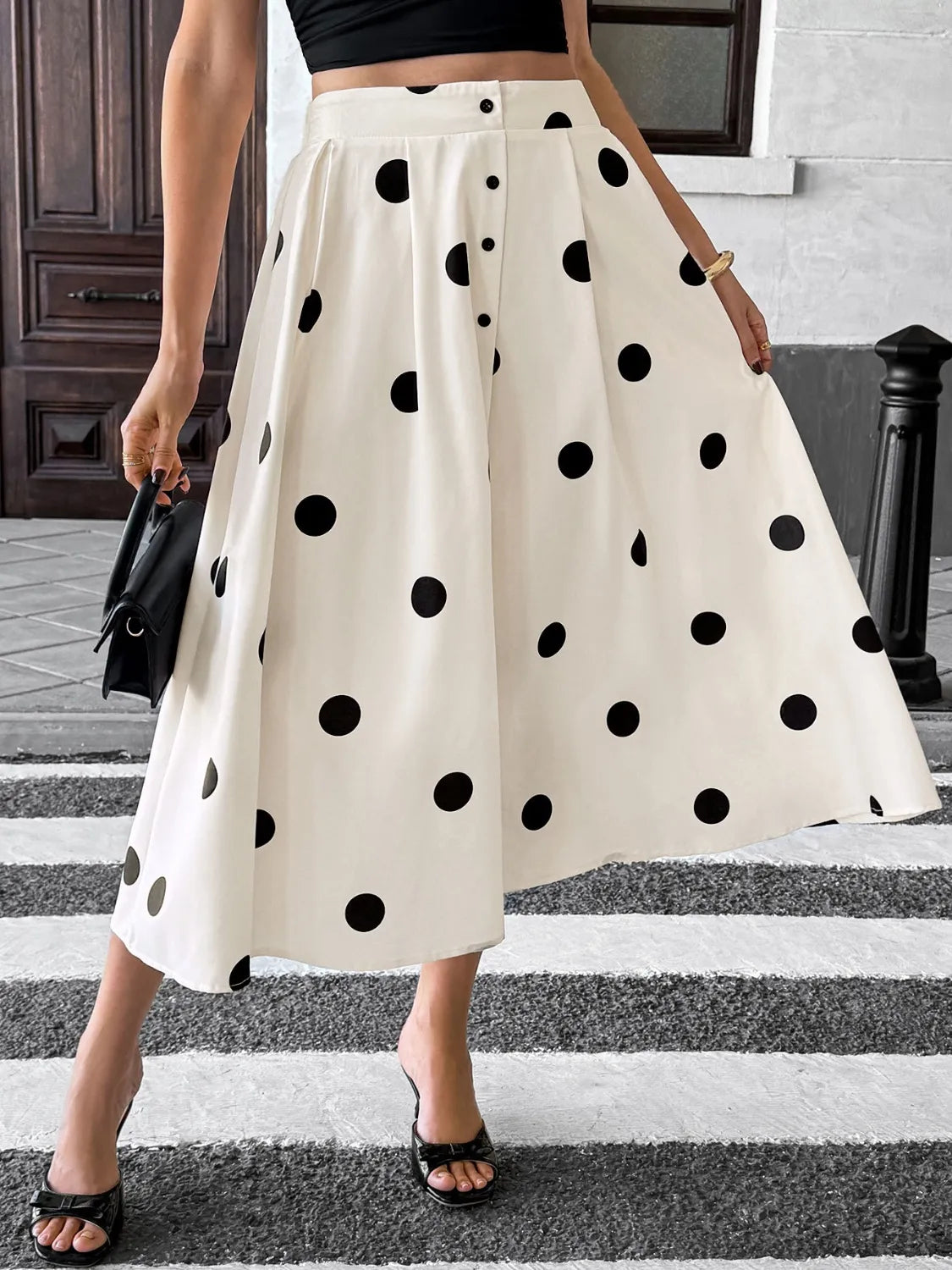 Polka Dot Skirt - LODIMAE FASHION