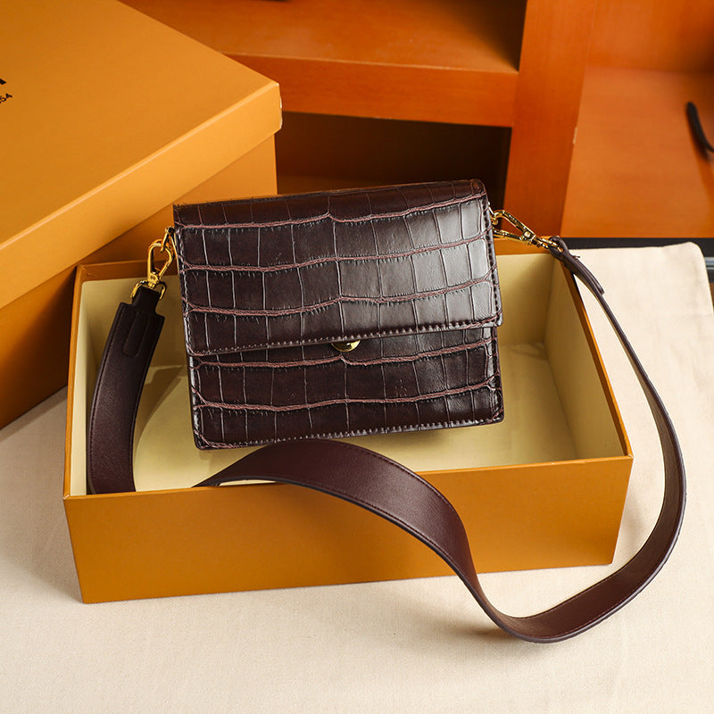 Shoulder Bag Stone Grain Messenger Fashion - LODIMAE FASHION