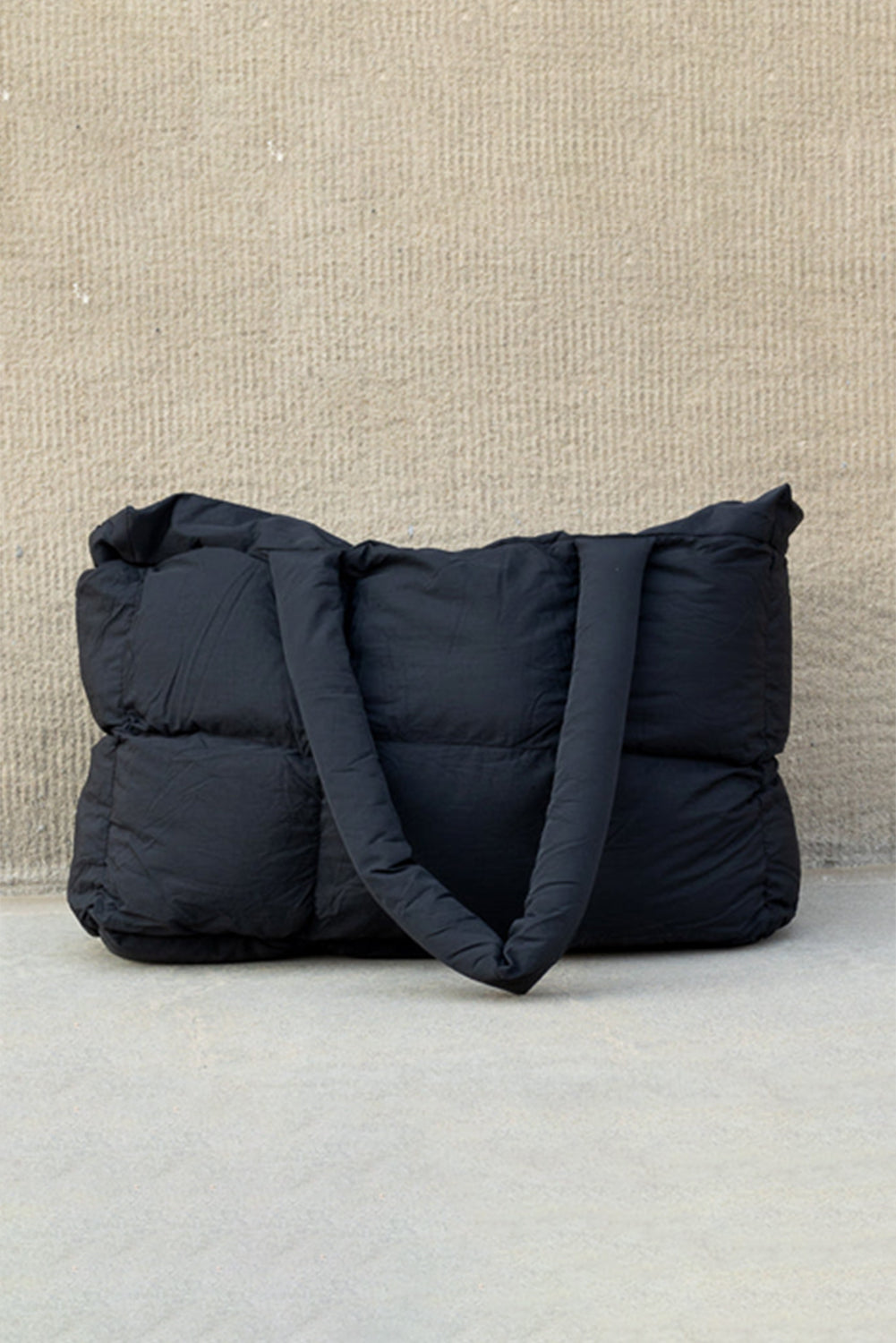 Large Quilted Puffer Tote Bag for Ladies - Everyday Tote Bag With Zipper - LODIMAE FASHION