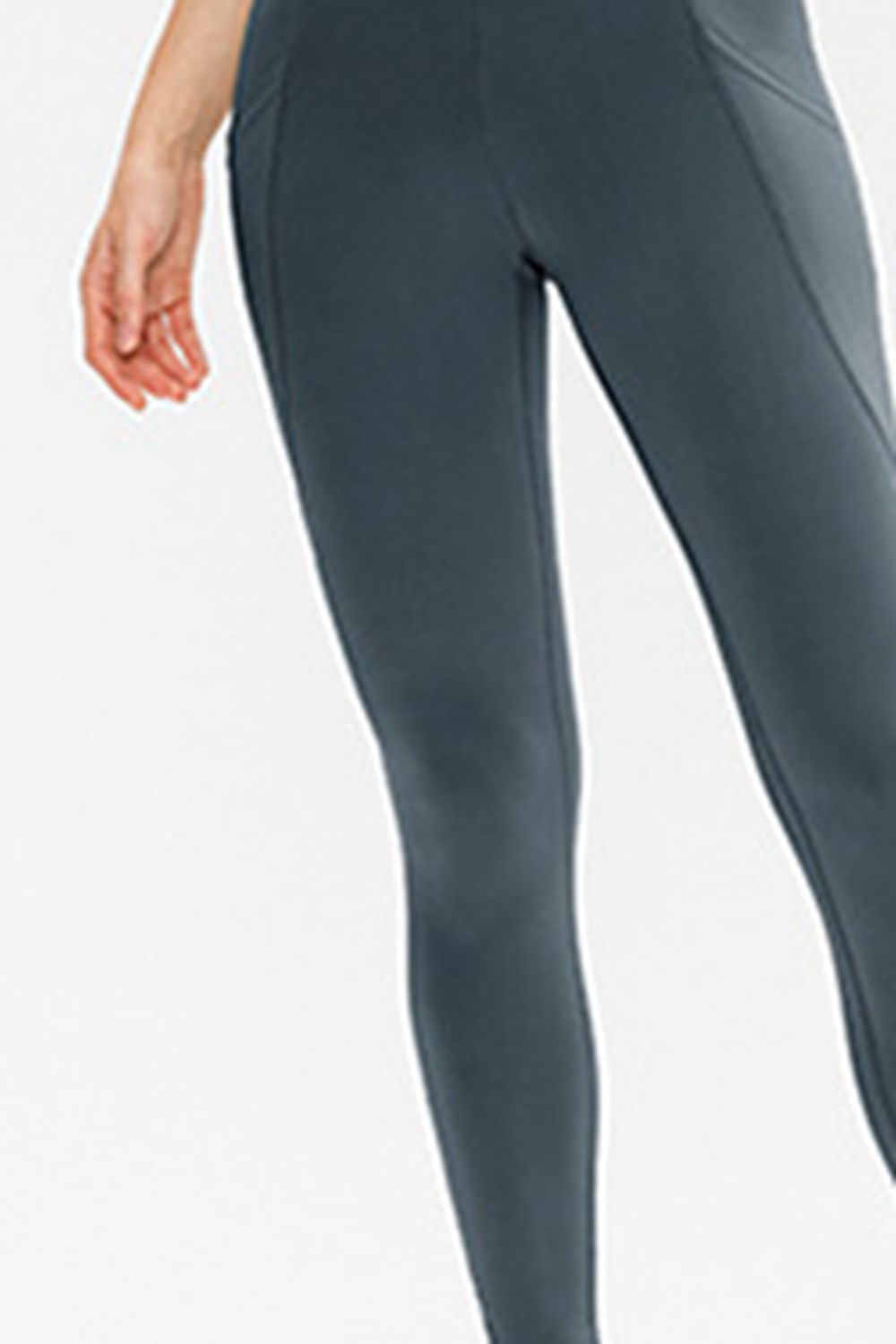 Slim Fit Long Active Leggings with Pockets - LODIMAE FASHION