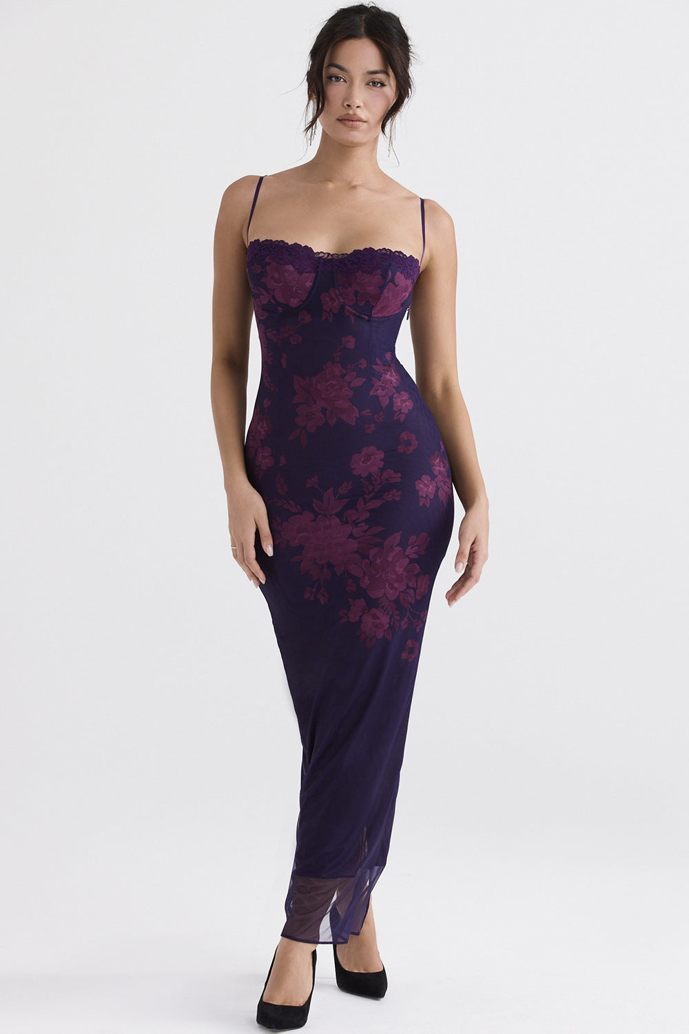 fashion sexy print vintage dress - LODIMAE FASHION