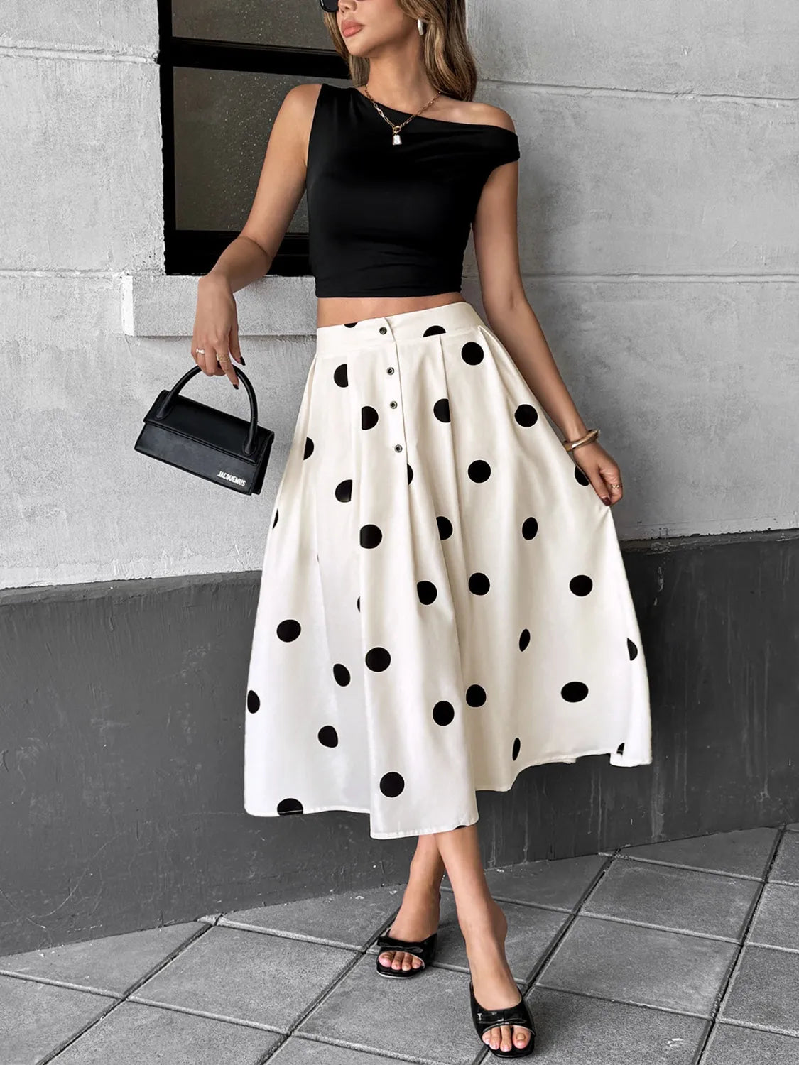 Polka Dot Skirt - LODIMAE FASHION 