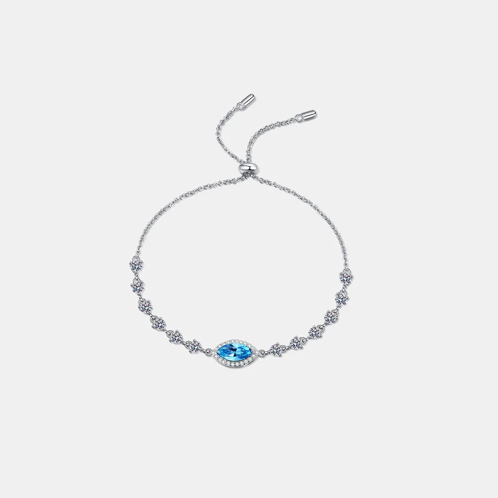1 Carat Moissanite 925 Sterling Silver Bracelet - LODIMAE FASHION 
