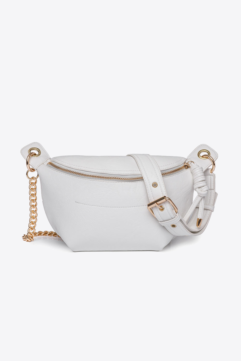 Premium Leather Chain Strap Crossbody Purse: Versatile Waist Bag, Shoulder & Chest Pack - LODIMAE FASHION 