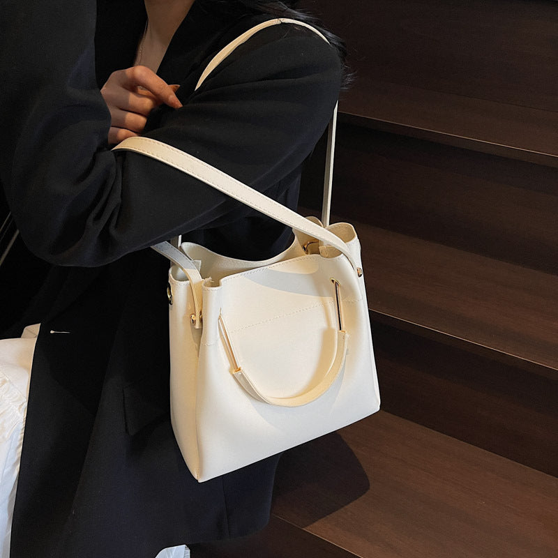 Bucket Bag Simple All-match Portable Shoulder Crossbody Bags - LODIMAE FASHION 