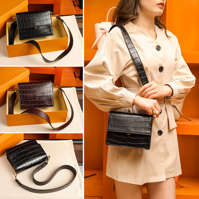 Shoulder Bag Stone Grain Messenger Fashion - LODIMAE FASHION 