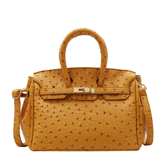 Ostrich pattern handbag - LODIMAE FASHION 