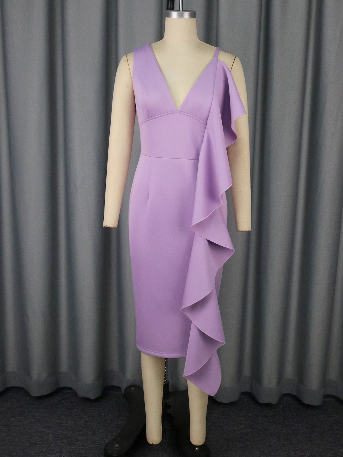 Women's Clothing Sexy V-neck Strap Dress - LODIMAE FASHION 