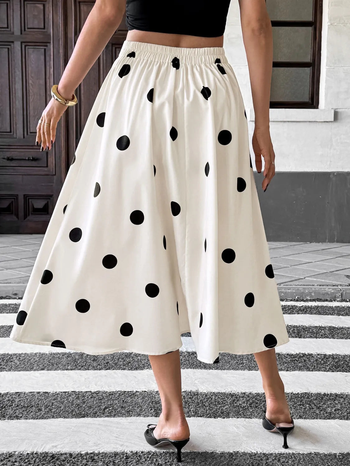 Polka Dot Skirt - LODIMAE FASHION 