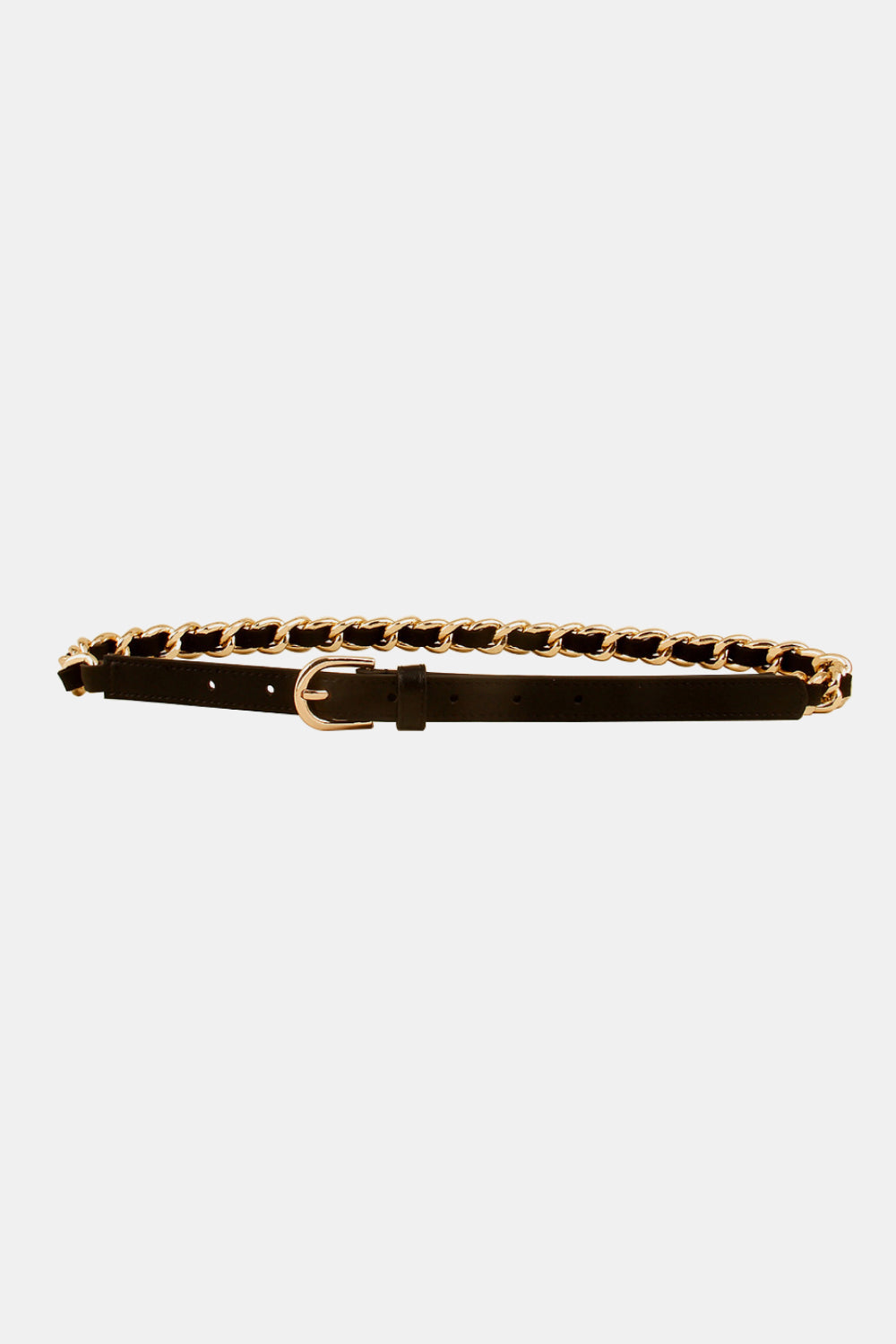 PU Chain Skinny Belt - LODIMAE FASHION 