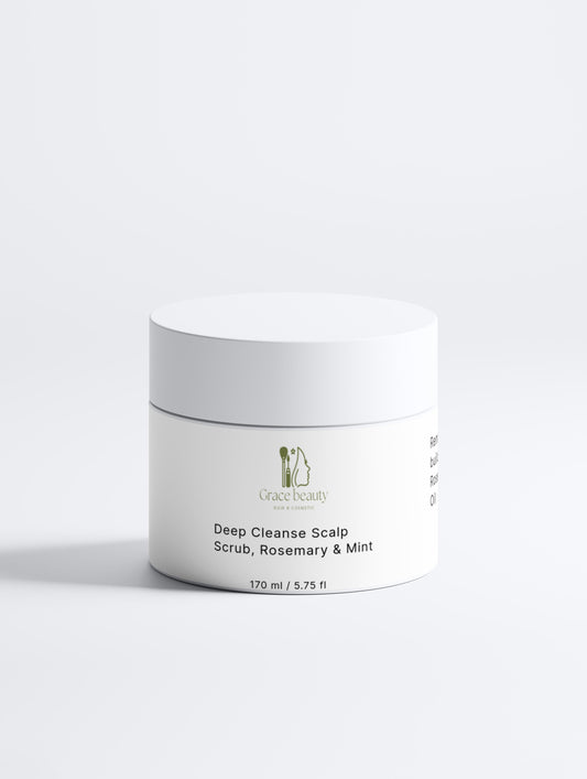 Deep Cleanse Scalp Scrub, Rosemary & Mint - LODIMAE FASHION 