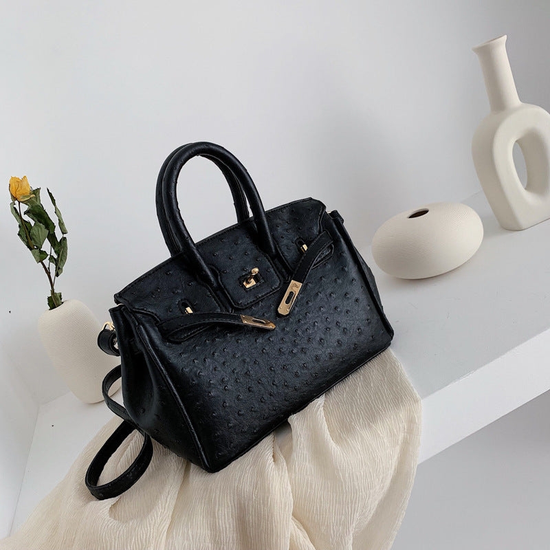 Ostrich pattern handbag - LODIMAE FASHION 