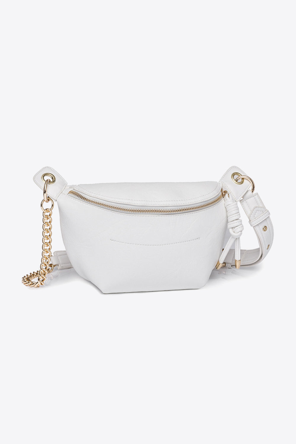 Premium Leather Chain Strap Crossbody Purse: Versatile Waist Bag, Shoulder & Chest Pack - LODIMAE FASHION 