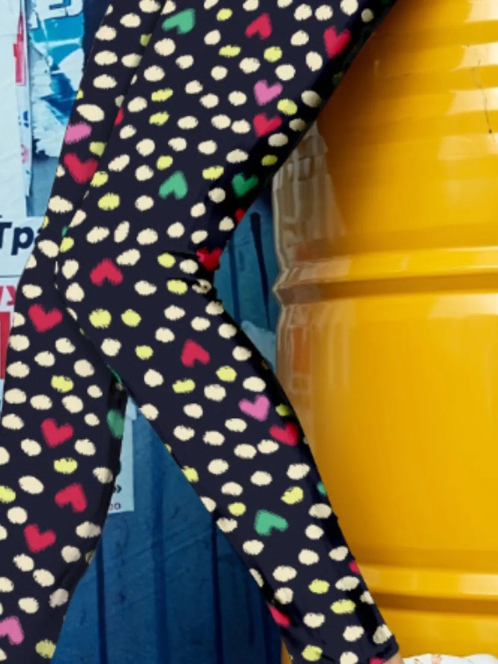 Printed High Waist Skinny Leggings - LODIMAE FASHION 