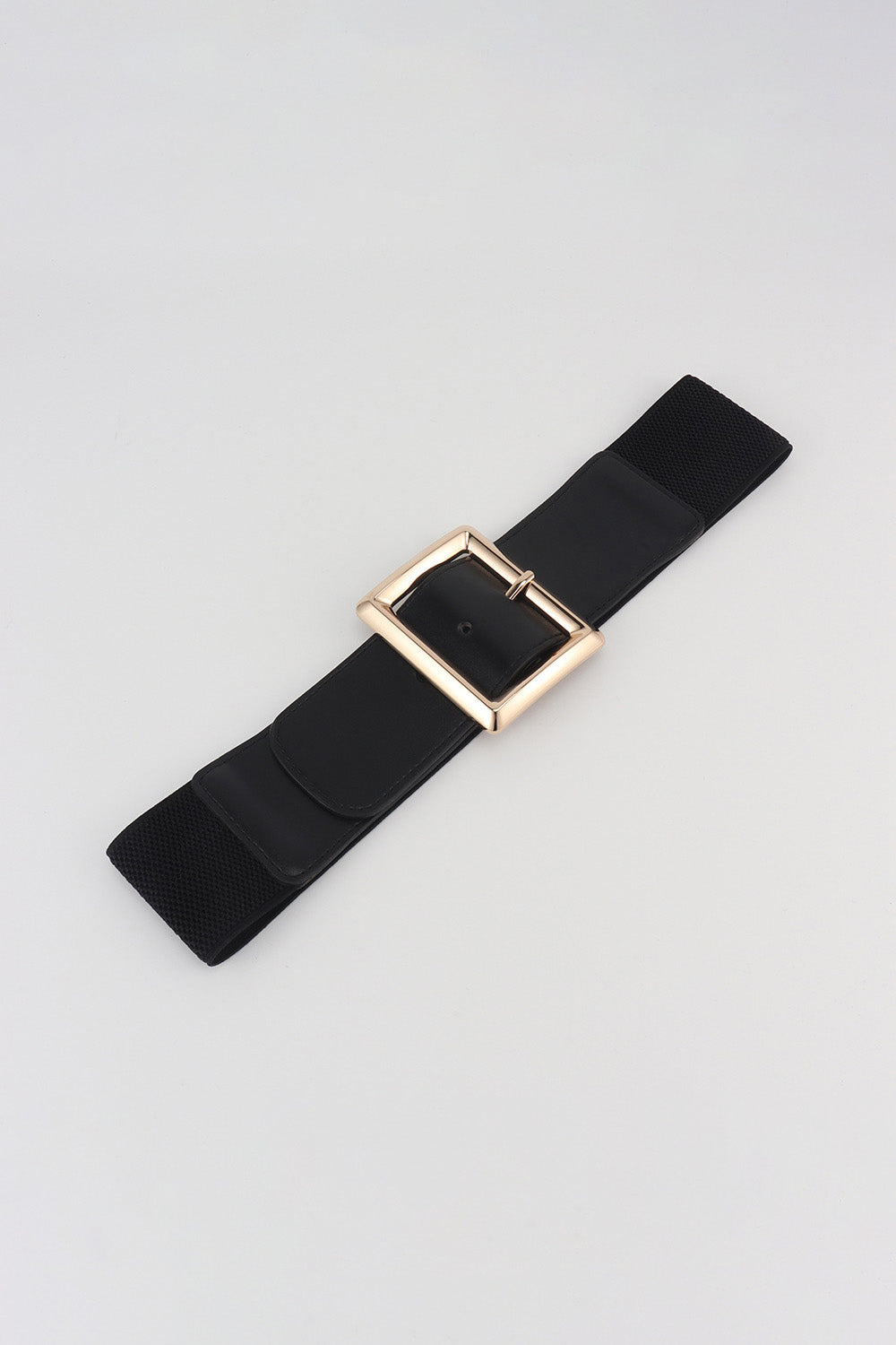 Rectangle Buckle Elastic Wide Belt - LODIMAE FASHION 