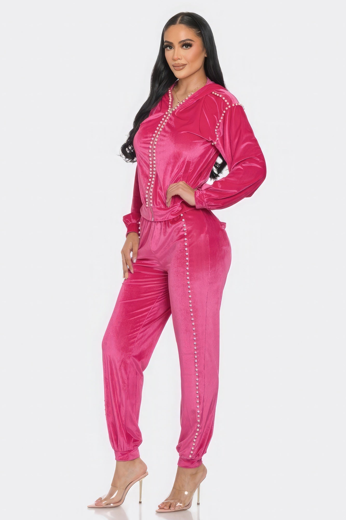 Jogger With Pearls Set - LODIMAE FASHION 