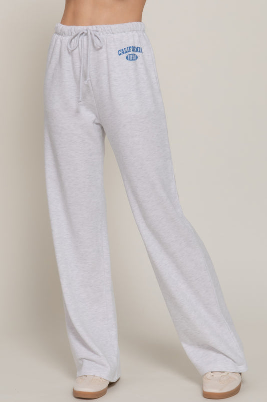 Waistband Print Detail Sweatpants - LODIMAE FASHION 