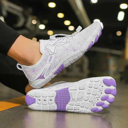Elastic Lock Laces Mesh Contrast Breathable Athletic - LODIMAE FASHION 