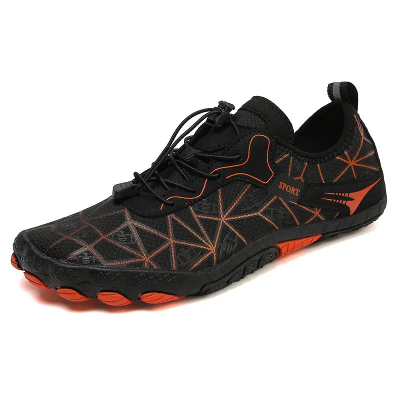 Elastic Lock Laces Mesh Contrast Breathable Athletic - LODIMAE FASHION 