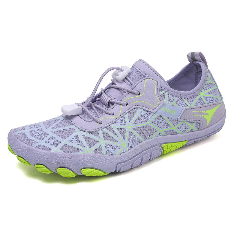 Elastic Lock Laces Mesh Contrast Breathable Athletic - LODIMAE FASHION 