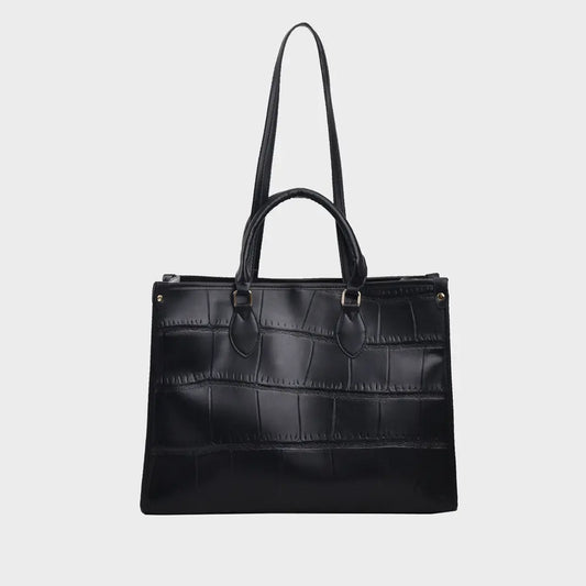 Textured Tote Bag – Chain Strap Shoulder Bag - LODIMAE FASHION 