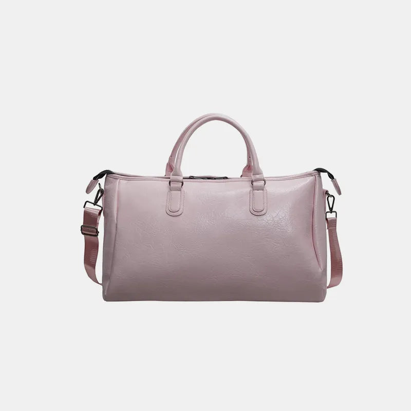 PU Leather Travel Duffel Bag – Oversized Weekender - LODIMAE FASHION 