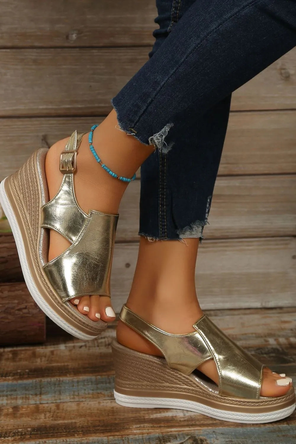 Peep Toe High Heel Sandals - LODIMAE FASHION 