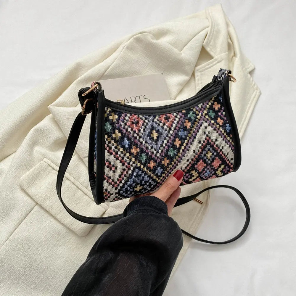 Printed Crossbody Bag – Stylish Lightweight Shoulder Purse - LODIMAE FASHION 