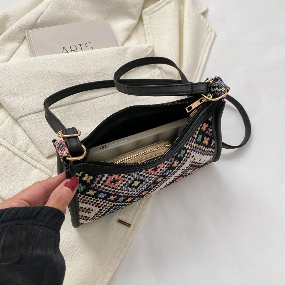 Printed Crossbody Bag – Stylish Lightweight Shoulder Purse - LODIMAE FASHION 